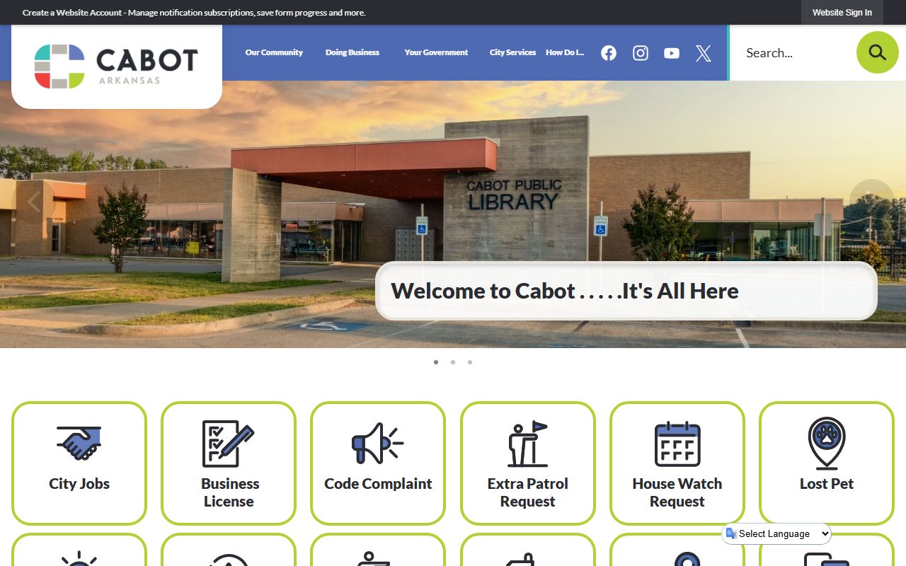 Cabot Residents Directory city government