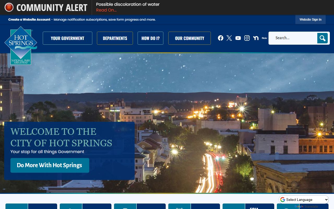 Hot Springs Residents Directory city government