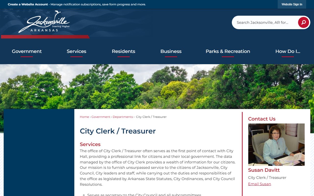 Jacksonville Residents Directory city government