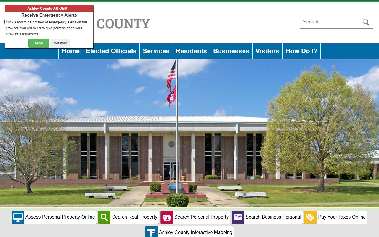 Ashley County Residents Directory government website