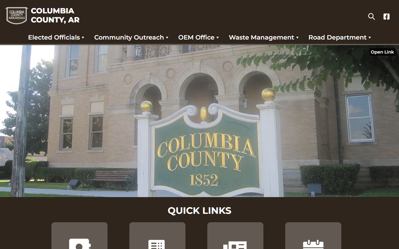Columbia County Residents Directory county government site