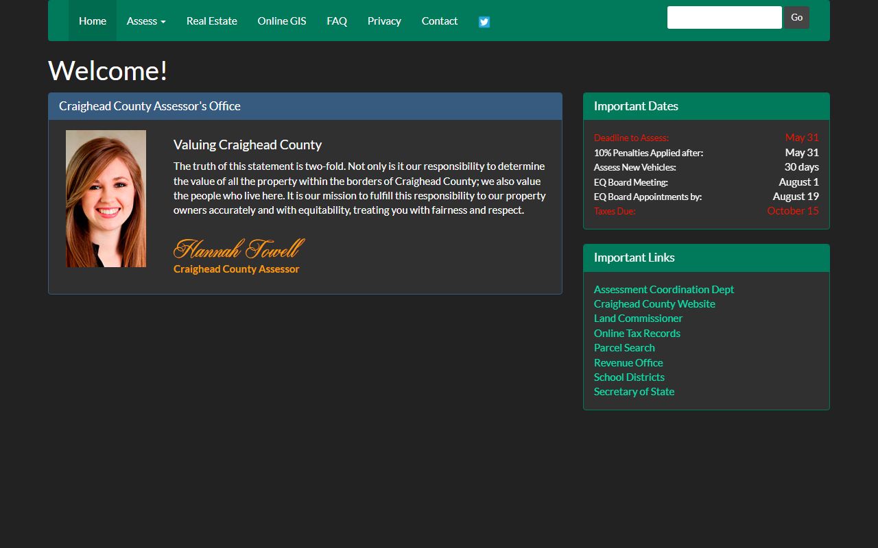 Craighead County Residents Directory assessor office