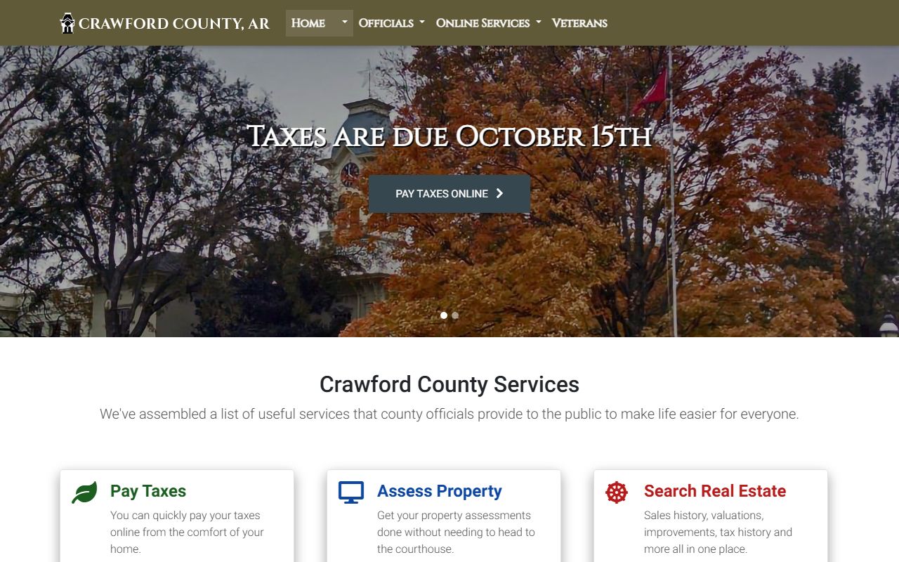 Crawford County Residents Directory county government site