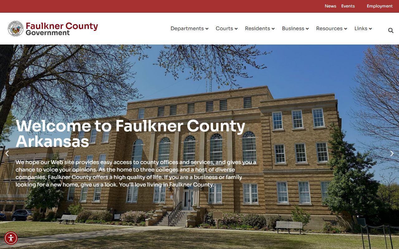 Faulkner County Residents Directory clerk portal