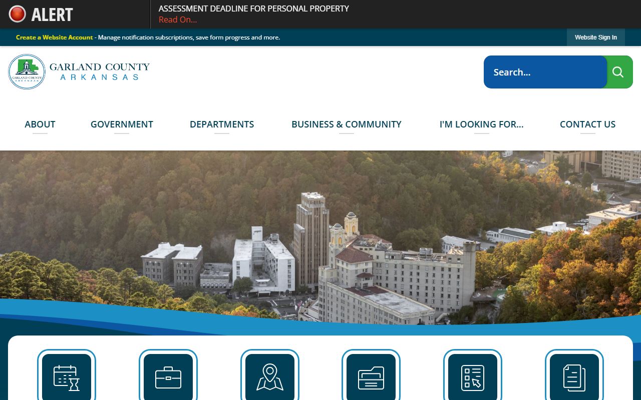 Garland County Residents Directory government portal
