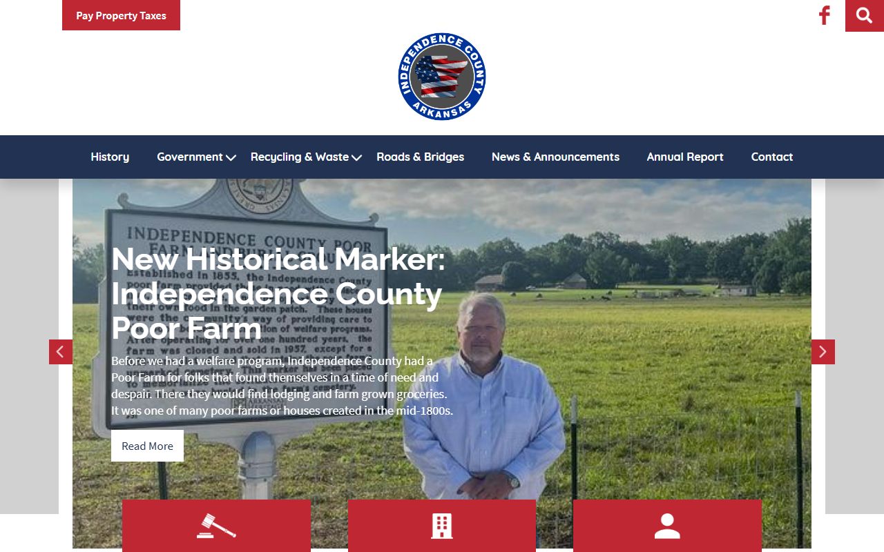 Independence County Residents Directory government site