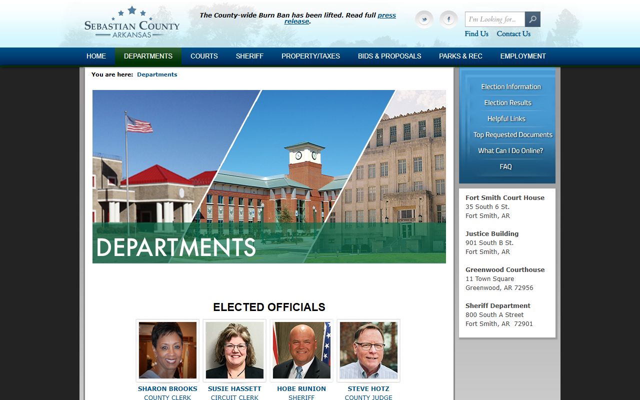 Sebastian County Residents Directory Collector tax records
